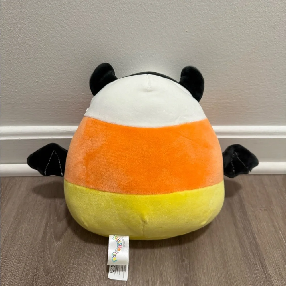Squishmallow Candy Corn Bat Stuffed Plush, Medium Size